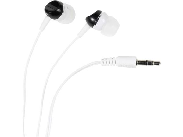 Vivanco Colour Buds, Koblet med ledninger (ikke trådløs), 20 - 20000 Hz, Musikk, 10,5 g, Hodetelefoner, Sort, Hvit