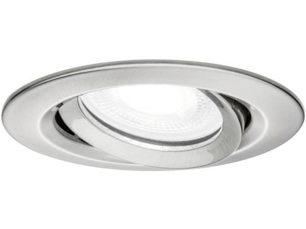 Paulmann 936.71, Innfelt lyspanel, GU10, 1 pære(r), LED, 4000 K, Rustfritt stål