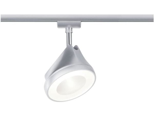 Paulmann 954.46, Spotlight på skinne, 1 ampuller, LED, 2700 K, 1180 lm, Kromfarget