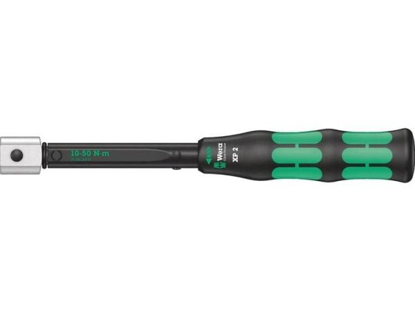 Wera Click-Torque XP 2, Skrallenøkkel, Ft-lb, Nm, Mekanisk, 10 - 50 Nm, 2%, Svart, Grønn