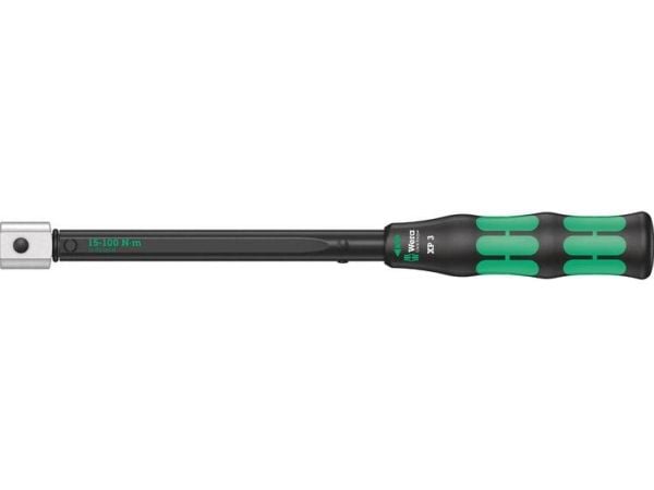 Wera Click-Torque XP 3, Skrallenøkkel, Ft-lb, Nm, Mekanisk, 15 - 100 Nm, 2%, Svart, Grønn