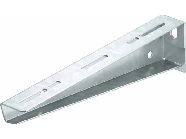 OBO konsol MWA 12 FS för kabelstege/bärare med bredd 210 mm, elgalvaniserad