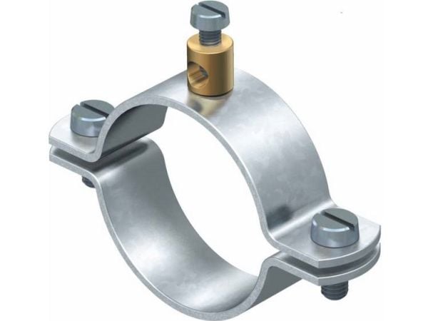 OBO rörbåge 1/2", 19-22 mm för ledning max. 1x16 mm² elektrogalvaniserad stålplåt