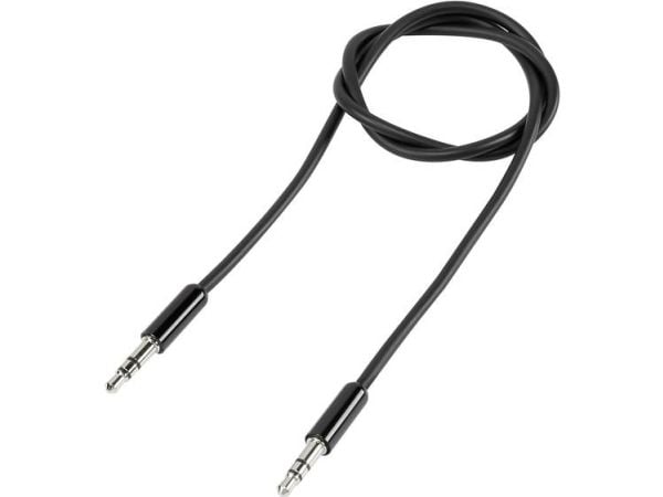 SpeaKa Professional SP-7870052, 3.5mm, Hankjønn, 3.5mm, Hankjønn, 5 m, Sort
