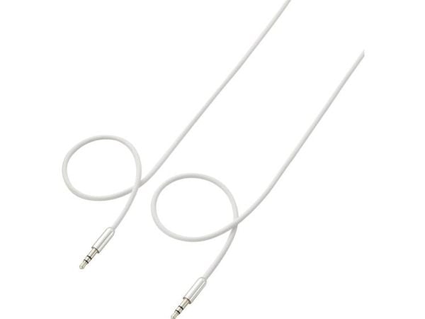 SpeaKa Professional SP-7870096, 3.5mm, Hankjønn, 3.5mm, Hankjønn, 3 m, Hvit
