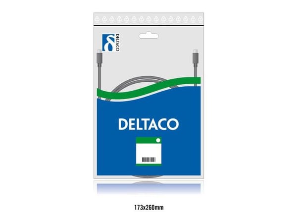 DELTACO - Koblingskabel - RJ-45 (hann) til RJ-45 (hann) - 5 m - FTP - CAT 6 - grønn