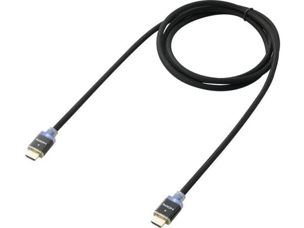 SpeaKa Professional HDMI Tilslutningskabel HDMI-A-stik, HDMI-A-stik 2.00 m Sort SP-7870464 Audio Return Channel, forgyldte stik, sleeved, med LED, ...