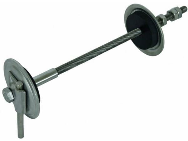 Maa/seinäholkki 478450 500-700mm L 720mm NIRO (478450)