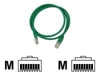 DELTACO - Koblingskabel - RJ-45 (hann) til RJ-45 (hann) - 1 m - UTP - CAT 6 - grønn