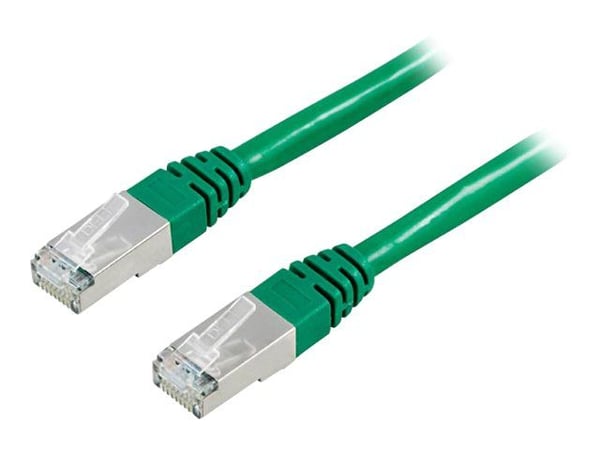 DELTACO - Liitäntäjohto - RJ-45 (uros) RJ-45 (uros) - 2 m - UTP - CAT 6 - vihreä
