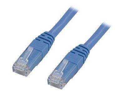 DELTACO - Liitäntäkaapeli - RJ-45 (uros) RJ-45 (uros) - 7 m - UTP - CAT 6 - muotoiltu - sininen