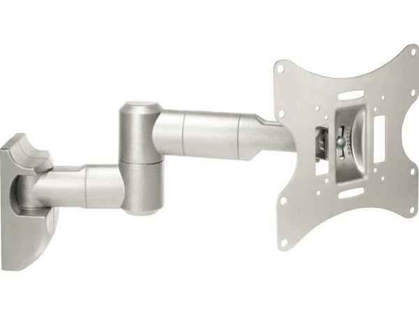 myWall H 9-6L, 58,4 cm (23"), 106,7 cm (42"), 75 x 75 mm, 200 x 200 mm, -20 - 20°, Sølv