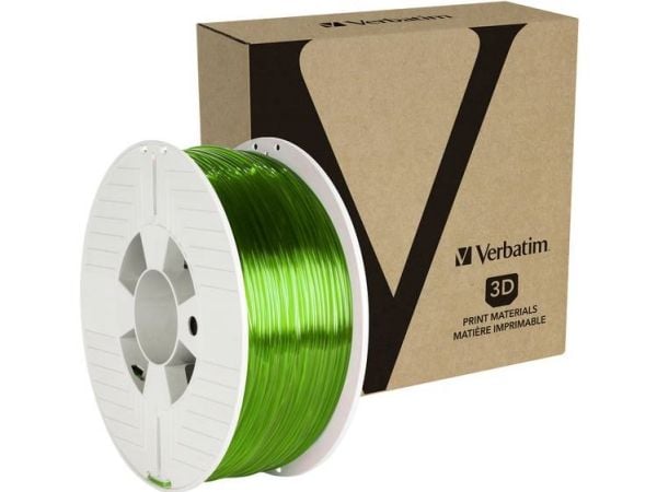 Verbatim - Transparent grønn - 1 kg - PETG-filament (3D)