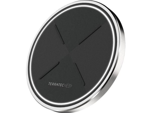 Terratec ChargeAIR dot!, Innendørs, DC, 9 V, 2 A, Trådløs lading, 1 m