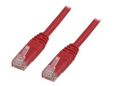 DELTACO - Koblingskabel - RJ-45 (hann) til RJ-45 (hann) - 7 m - UTP - CAT 6 - formstøpt - rød