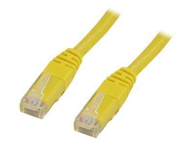 DELTACO - Koblingskabel - RJ-45 (hann) til RJ-45 (hann) - 7 m - UTP - CAT 6 - formstøpt - gul