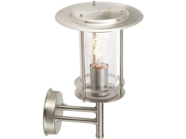Brilliant York 44781/82 utendørs veggbelysning LED (RGB) E27 60 W rustfritt stål