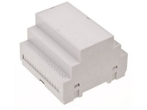TRU COMPONENTS TC-7910884 DIN-nahkakaappi 88 x 90 x 65 ABS-V0 Grå 1 kpl