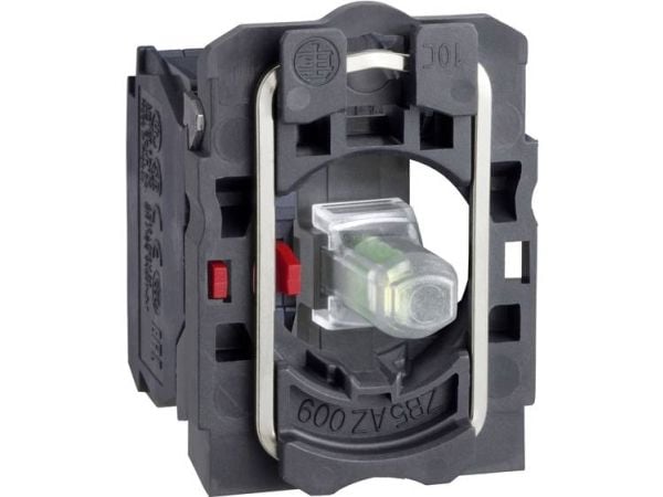 Lampkropp med LED vit 1Br 24V AC/DC ZB5AW0B12