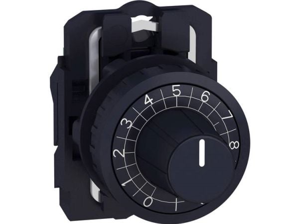 Harmony potentiometerhoved i plast for montering af løst potentiometer med ø6 mm akselilla