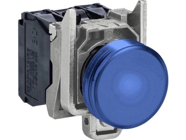 Schneider Electric XB4BVM6, Sininen, IP66, CSA, 230-240 V, 2,2 cm