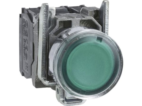 Schneider Electric XB4BW33M5 Lystrykknap 600 V 6 A Tastende (L x B x K) 57 x 30 x 47 mm IP66, IP67, IP69 , IP69K 1 stk 1 stk