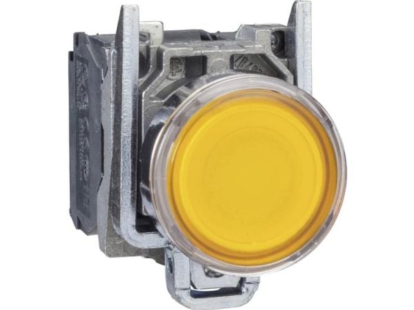 Schneider Electric XB4, Keltainen, 220-240 V, 50 - 60 Hz, 10 A, 30 mm, 101 mm
