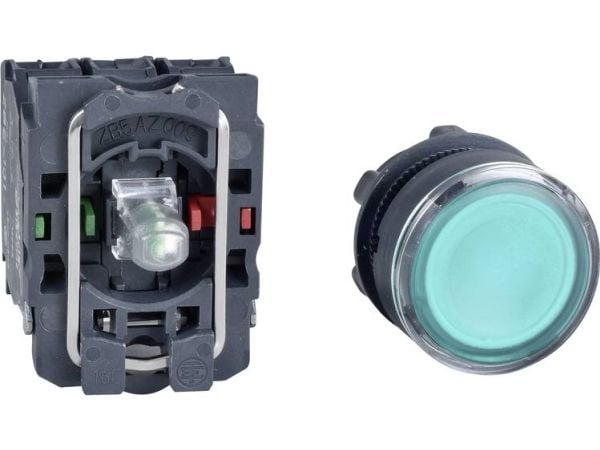 Schneider Electric XB5AW33M5 Valaistu painike 600 V 6 A Kosketus (L x S x K) 57 x 30 x 42 mm IP66, IP67, IP69 , IP69K 1 kpl 1 kpl