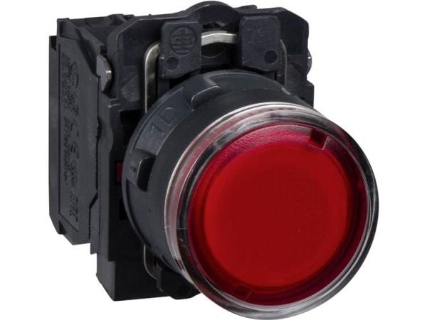 Schneider Electric XB5, Punainen, 220-240 V, 50 - 60 Hz, 10 A, 30 mm, 57 mm