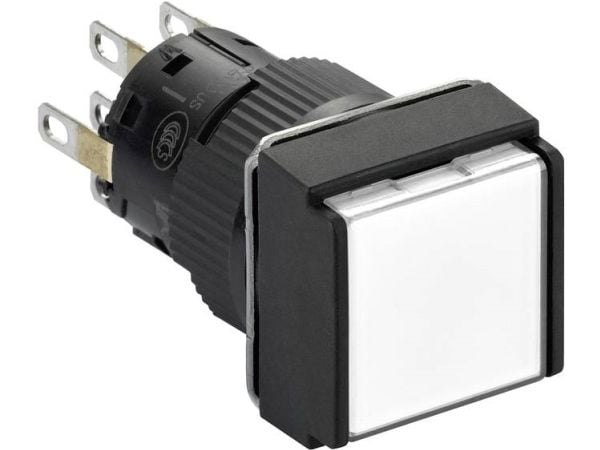 Schneider Electric XB6ECF1B2P XB6ECF1B2P Kevyt painekytkin 250 V 3 A Painonappi IP65 1 kpl
