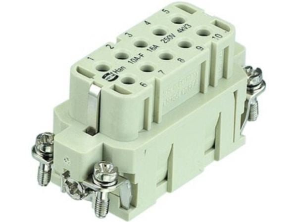 Industrikontakt Amphenol C146 09200103101 HARTING, tilkoblingsinnsats, 1 stk
