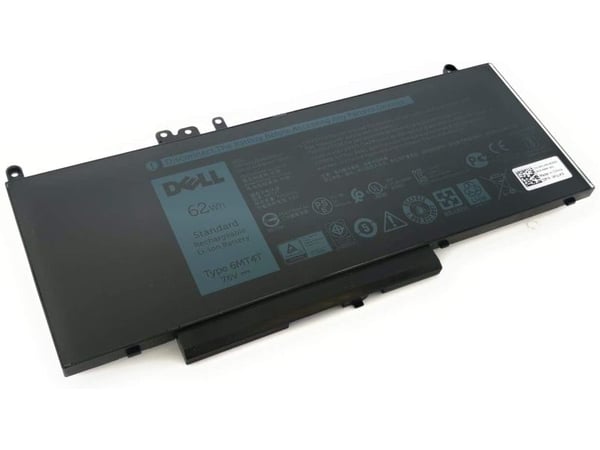 Dell – Kannettavan tietokoneen akku – litiumioni – 4-kennoinen – 8000 mAh – 62 Wh – Latitude E5570:lle; Precision 3510:lle