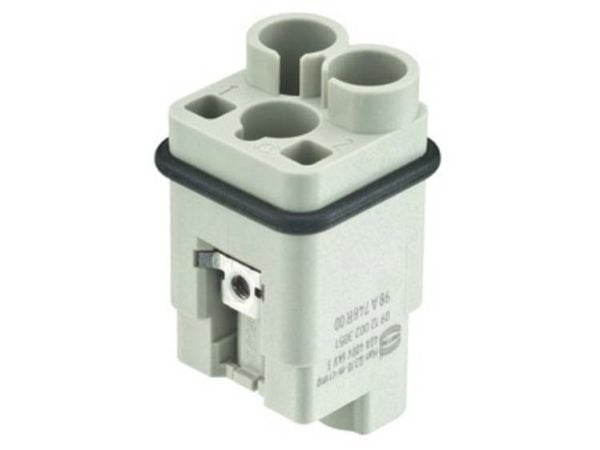 Harting 09120023051 09 12 002 3051 Teollisuusliitin Amphenol C146 Sisältö: 1 kpl