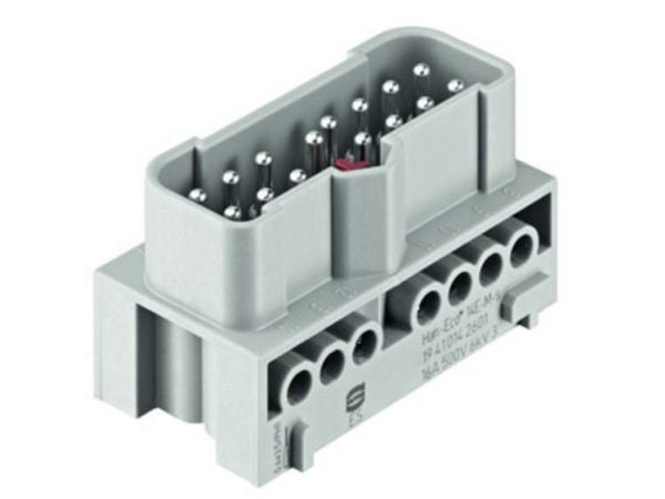 Industriell kobling Amphenol C146 19410142601 HARTING, innhold: 1 stk pin-innsats