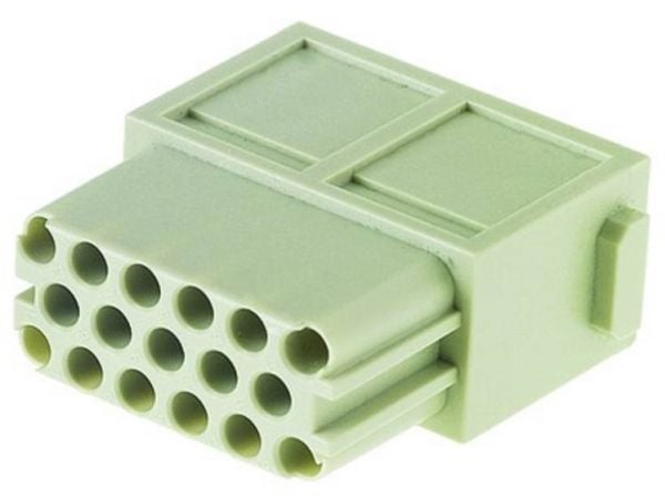 HARTING Liitinliitin naaras (naaras) HAN DDD 17-napainen, modulaarinen liitinsarja, max. 10A 250V