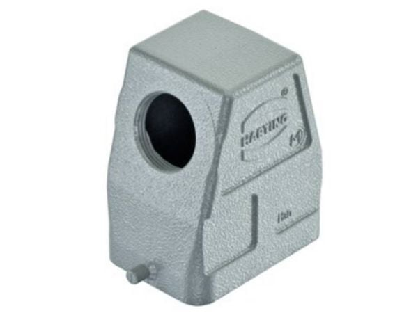 Harting vinkelplugg/kontaktboks i metall, vinklet innføring M32, 19300060547