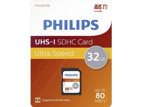 Philips FM32SD45B - Flashminnekort - 32 GB - Class 10 - SDHC