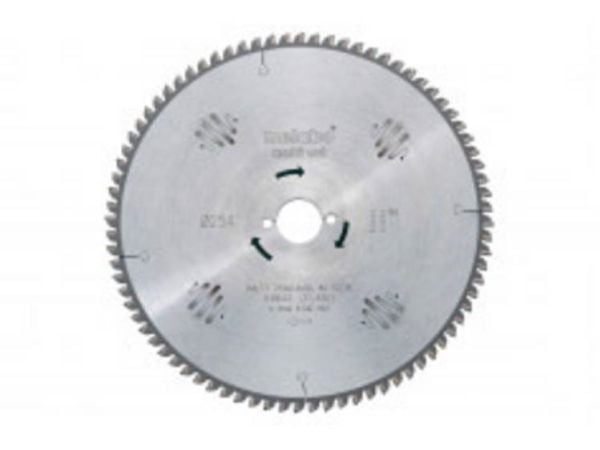 Metabo 628075000, Aluminium, Bronse, Sponplate, Kopper, Laminat, MDF, Plast, Tre, 19 cm, 3 cm, Tungsten Carbide Tipped (TCT), 1,4 mm, 8000 RPM