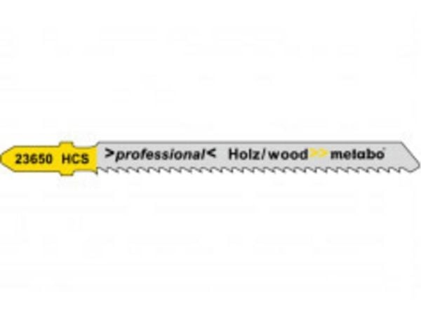 Metabo 623650000, Stiksagblad, Sponplater, Trefiberplater, Hardtre, Mykt tre, Kryssfiner med trekjerne, High Carbon Steel (HCS), Grå, Gul, 7,4 cm, ...