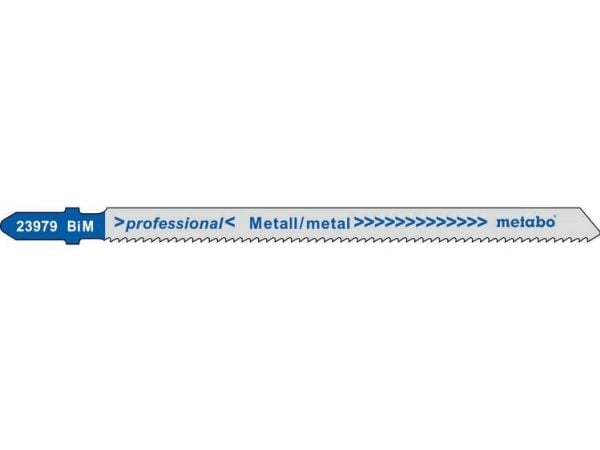 Metabo 623979000, Stiksagblad, Ikke-jernholdig metall, Sandwichmateriale, Tinn (middels tykk), Bimetall, Blå, Grå, 10,6 cm, 1,8 mm