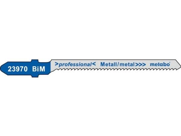 Metabo 623970000, Stikksagblad, Blad metall (medium tykk), Bimetall, Blå, Grå, 5,7 cm, 1,5 mm