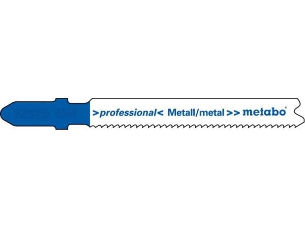 Metabo 623929000, Stikksagblad, Ikke-jernholdig metall, Blad metall (medium tykk), Bimetall, Blå, Grå, 6,6 cm, 1,9 mm