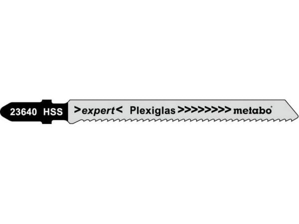 Metabo 623640000, Stikksagblad, Ikke-jernholdig metall, Polykarbonat, Høy-Hastighets Stål (HHS), Svart, Grå, 7,4 cm, 2 mm