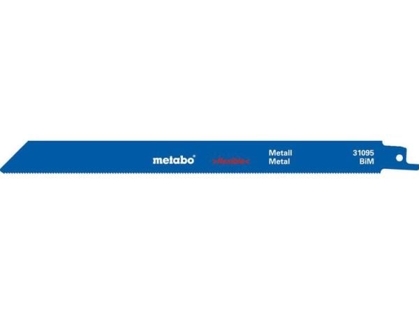 Metabo 628252000, Frem- og tilbakegående sagblad, Profil, Blad metall (tynn), Bimetall, Blå, Hvit, 22,5 cm, 1,4 mm