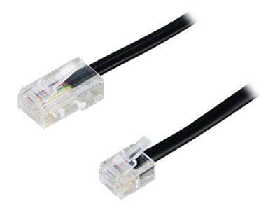 DELTACO DEL-1701S - Telefonkabel - RJ-45 (hann) til RJ-11 (hann) - 1 m - svart