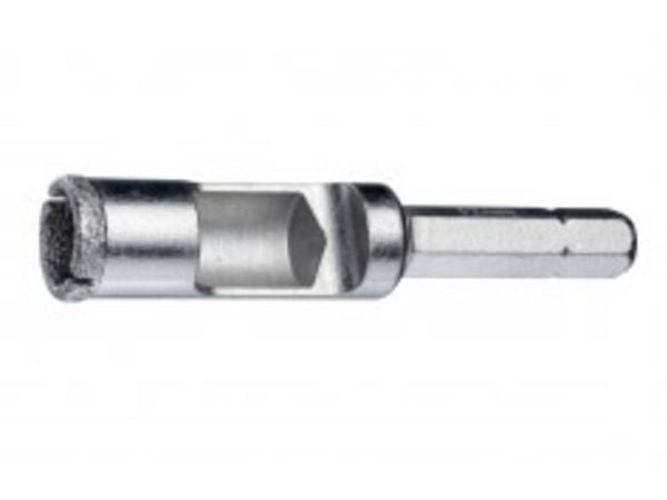 Metabo 627539000, Drill, Diamantdrillbor, Høyrehåndsrotasjon, 1,2 cm, 60 mm, Glass, Marmor, Porselen, Flis