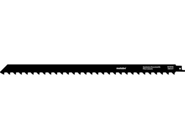 Metabo 631819000, Sabelsagblad, Gips, Karbid, Sort, Hvit, 1,27 cm, 1,5 mm