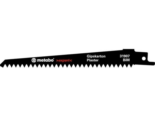 Metabo 631907000, Sabelsagblad, Gips, Bimetall, Sort, Hvit, 4,3 mm, 1,25 mm