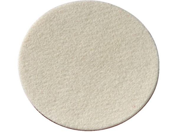 Metabo 624964000, Poleringsskive, Fleece, Velcro mappe, 13 cm, Hvit, 13 cm, 5 mm