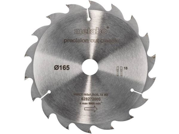 Metabo 628272000, 16,5 cm, 2 cm, 1 mm, 1,6 mm, Metabo, KS 18 LTX 57 / KT 18 LTX 66 BL / KS 18 LTX 66 BL